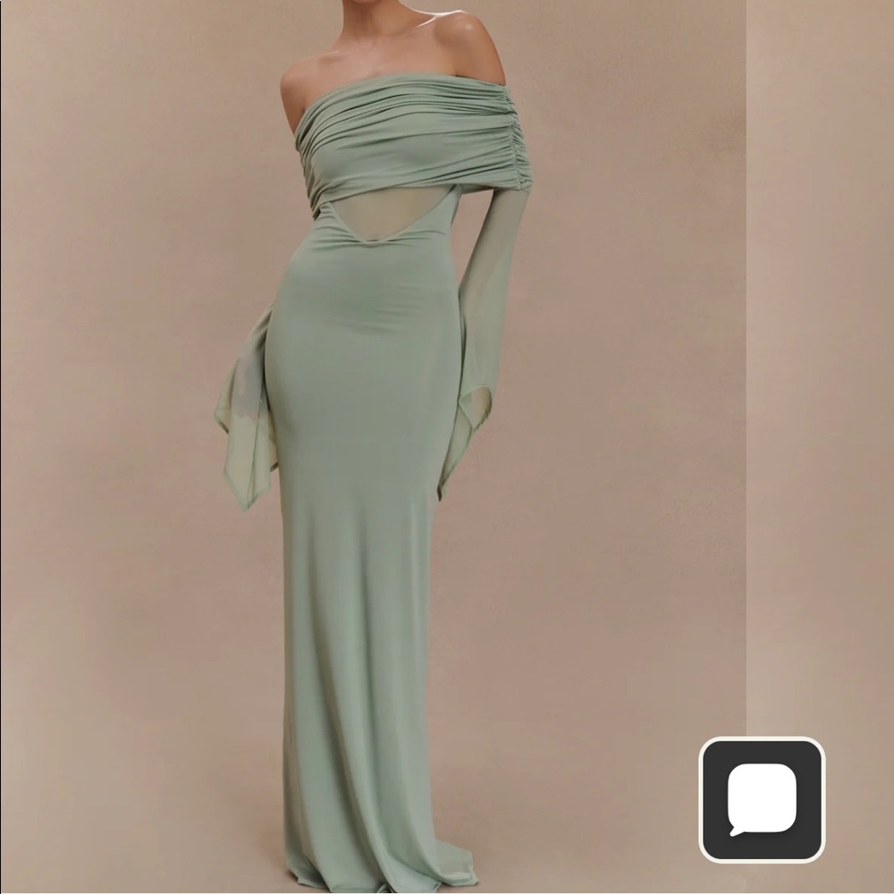 Mint Green Gown/Maxi Dress